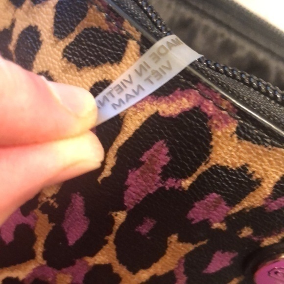 Coach leopard ocelot purple crossbody bag - Picture 13 of 13